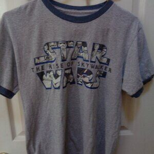 Disney Star Wars The Rise of Skywalker Gray T-shirt Large